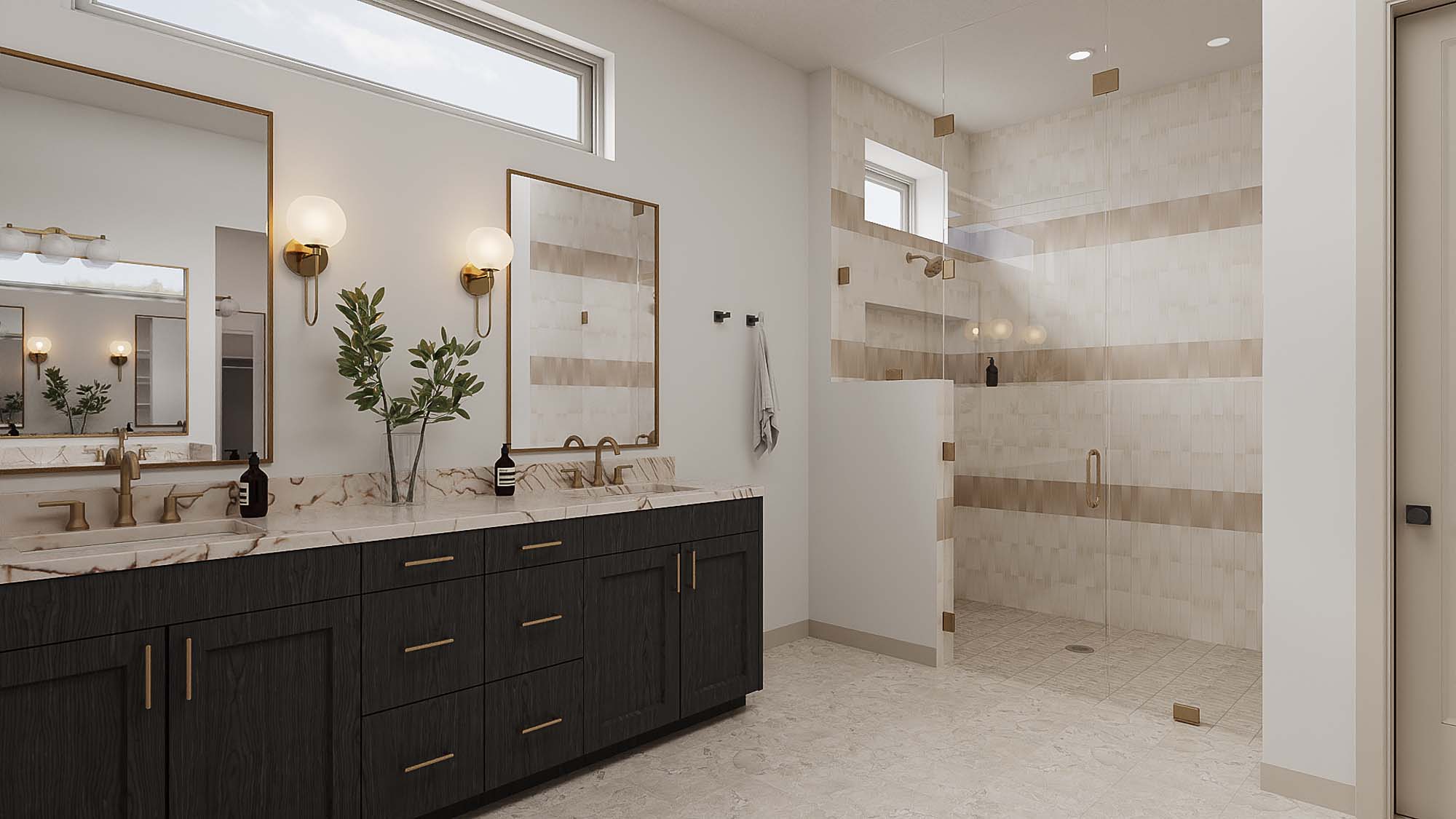 Owner's Suite Bathroom | Denali at CIELO in Washington, UT by Cole West