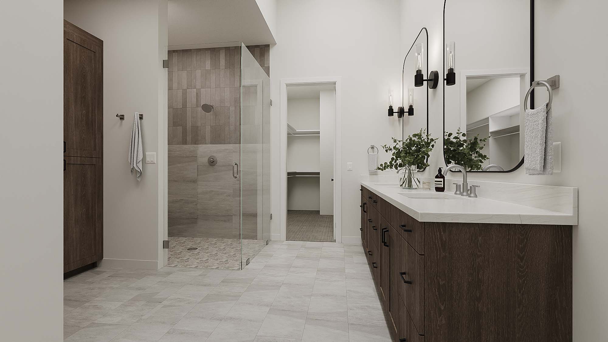 Owner's Suite Bathroom | Everest at CIELO in Washington, UT by Cole West