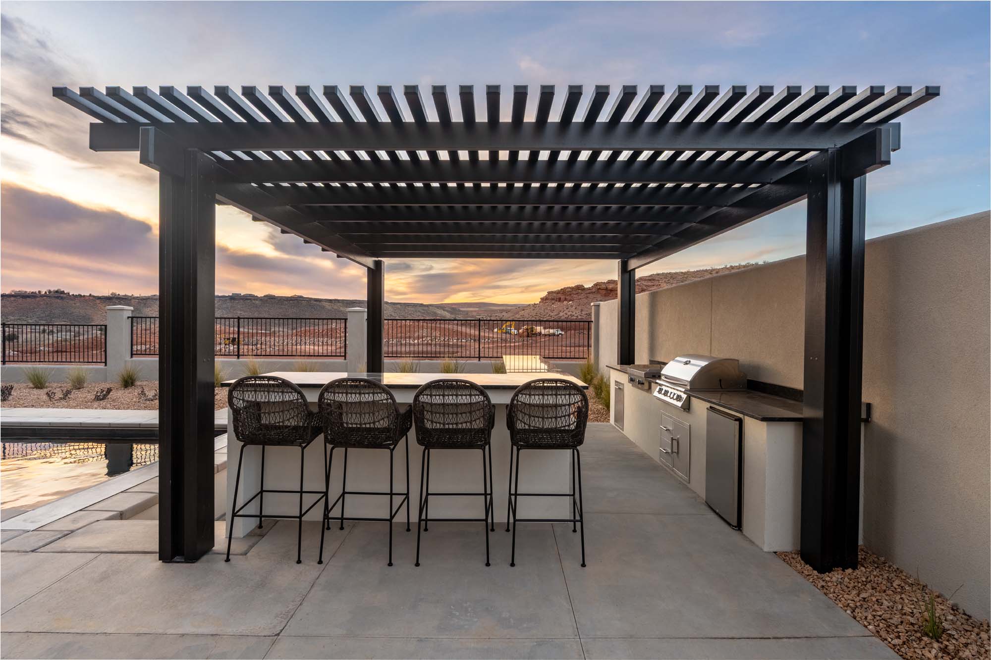 Patio | Trinidad at ISLE in Washington, UT by Cole West