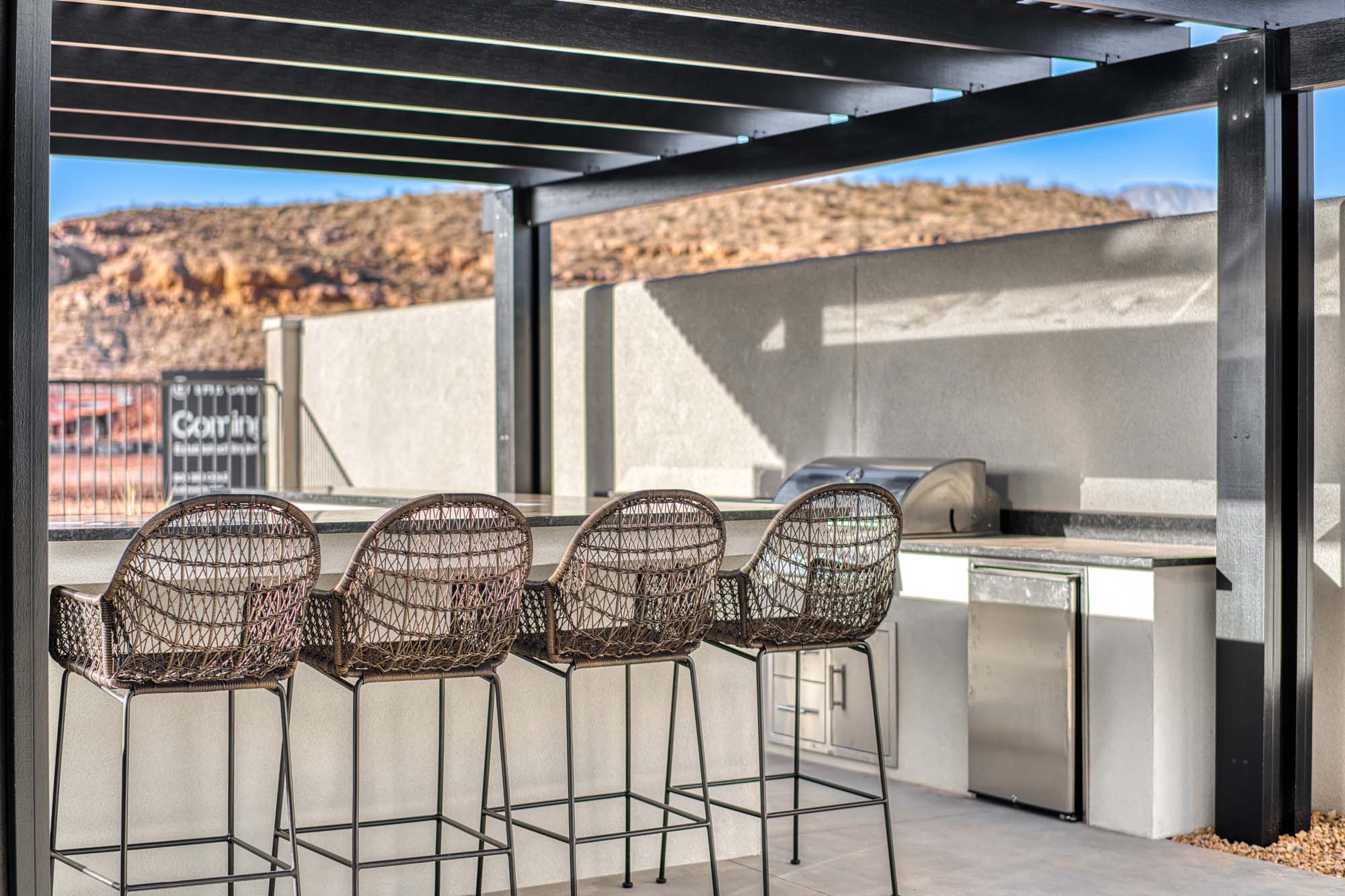 Patio | Trinidad at ISLE in Washington, UT by Cole West