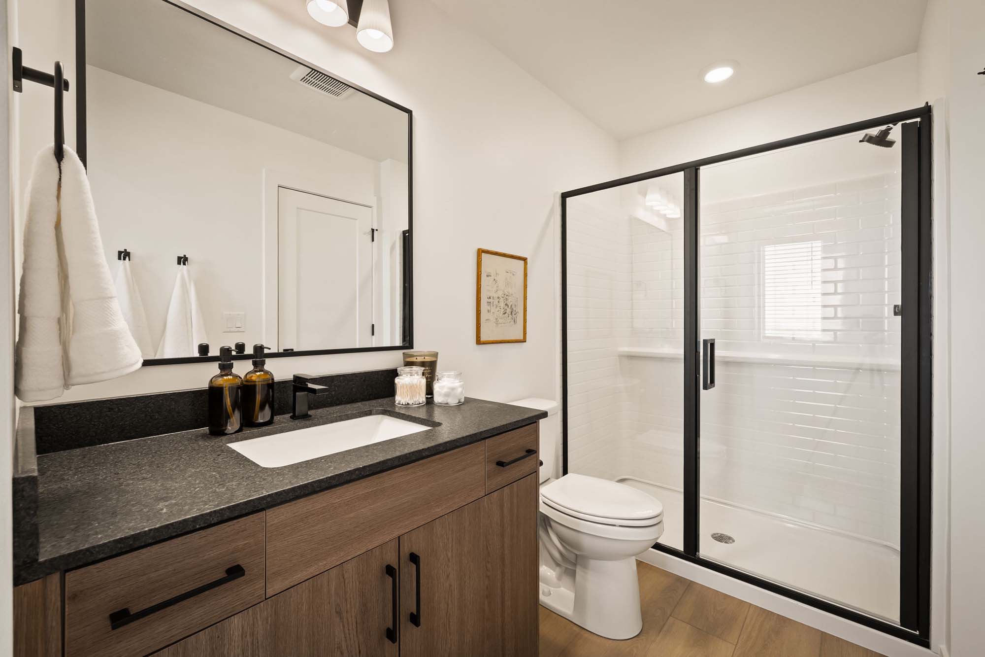 Primary Bathroom | Cambria E Exterior Units at theHAZEL in Roy, UT by Cole West
