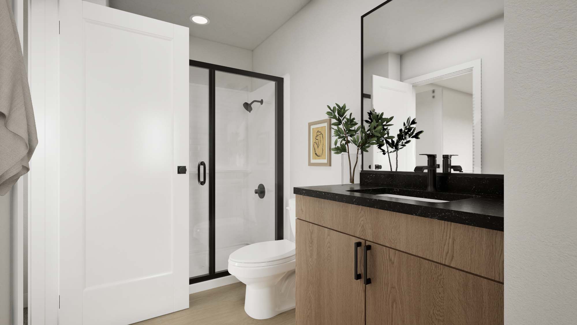 Primary Bathroom | Cambria F at theHAZEL in Roy, UT by Cole West