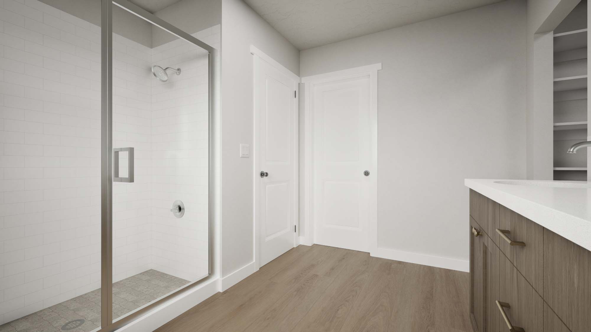 Primary Bathroom | Quartz III at SaltRock in Syracuse, UT by Cole West