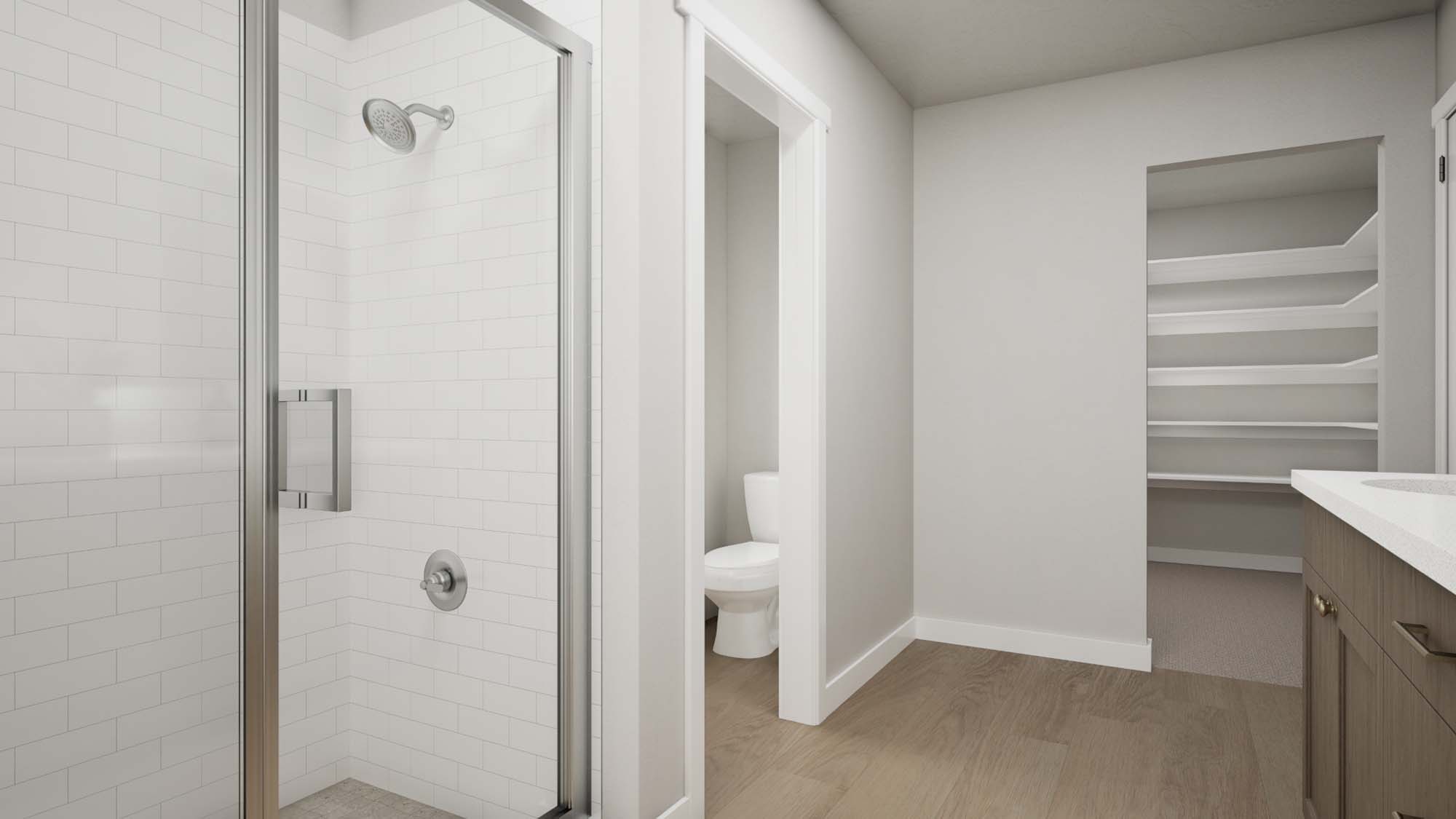 Primary Bathroom | Slate III at SaltRock in Syracuse, UT by Cole West