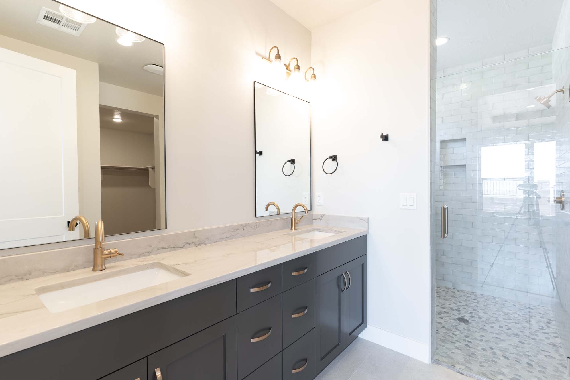 Primary Bathroom | Apollo at SOLIS in Washington, UT by Cole West
