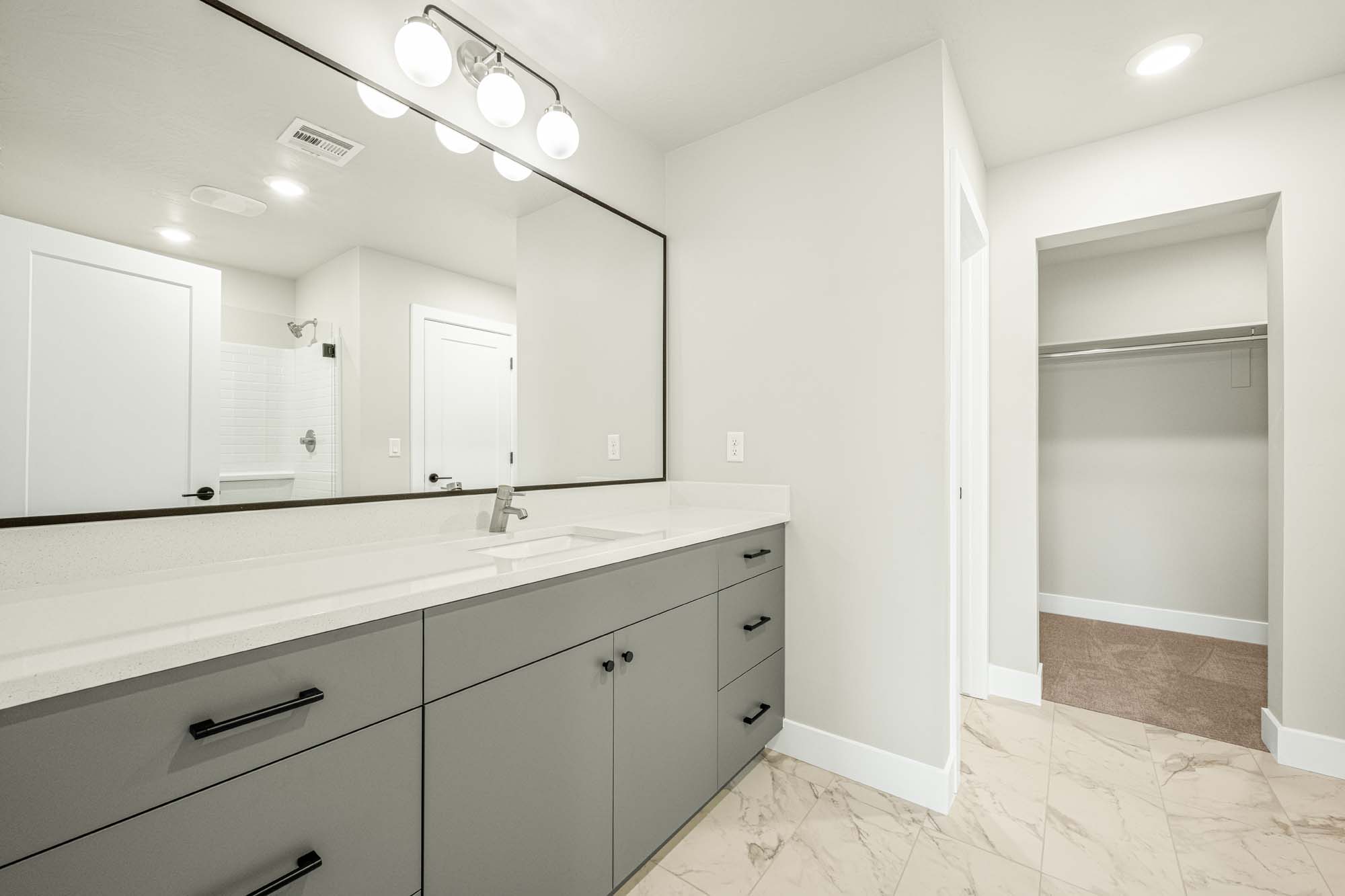 Primary Bathroom | Horizon at RISE in Washington, UT by Cole West