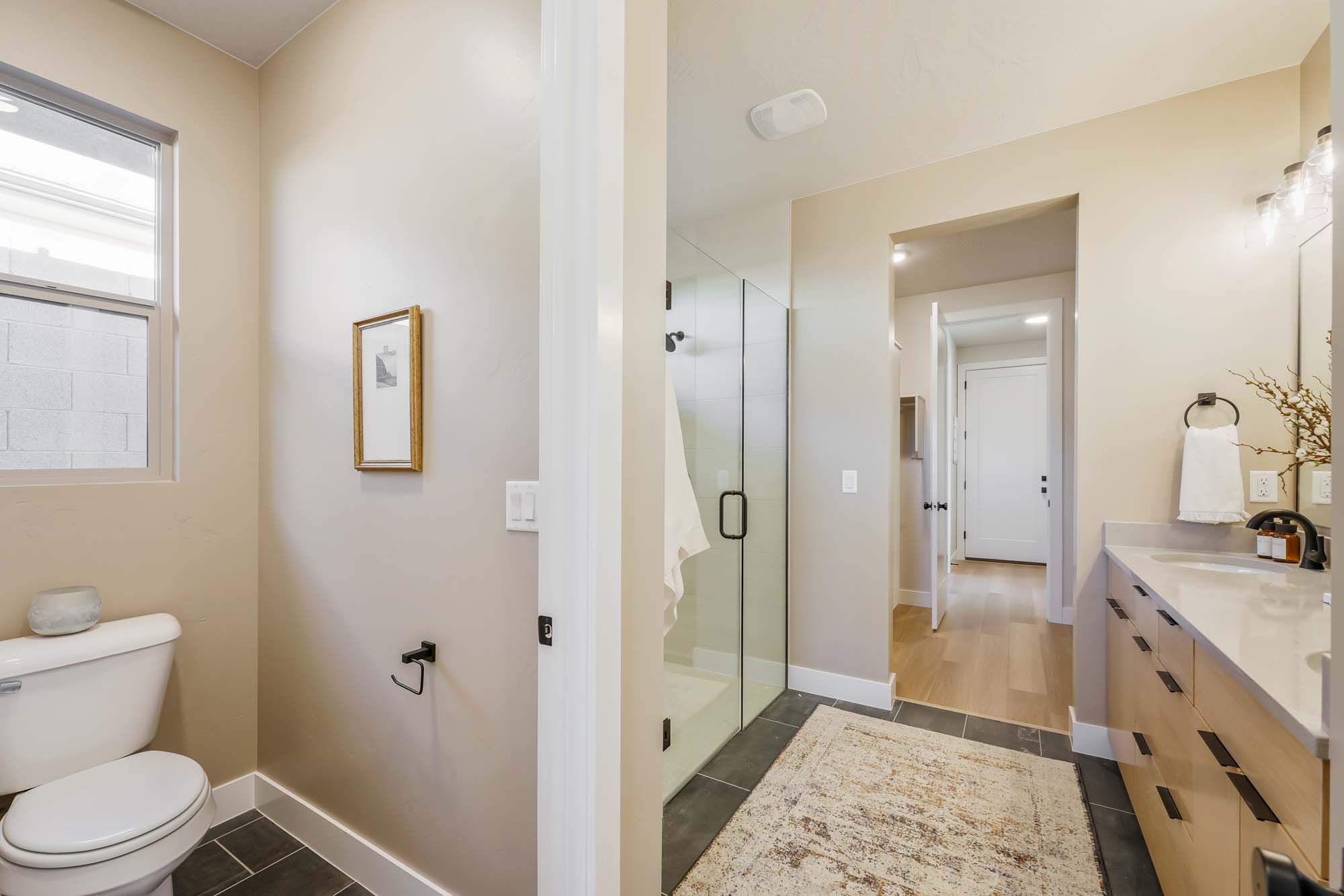 Primary Bathroom | Mojave at SOLIS in Washington, UT by Cole West