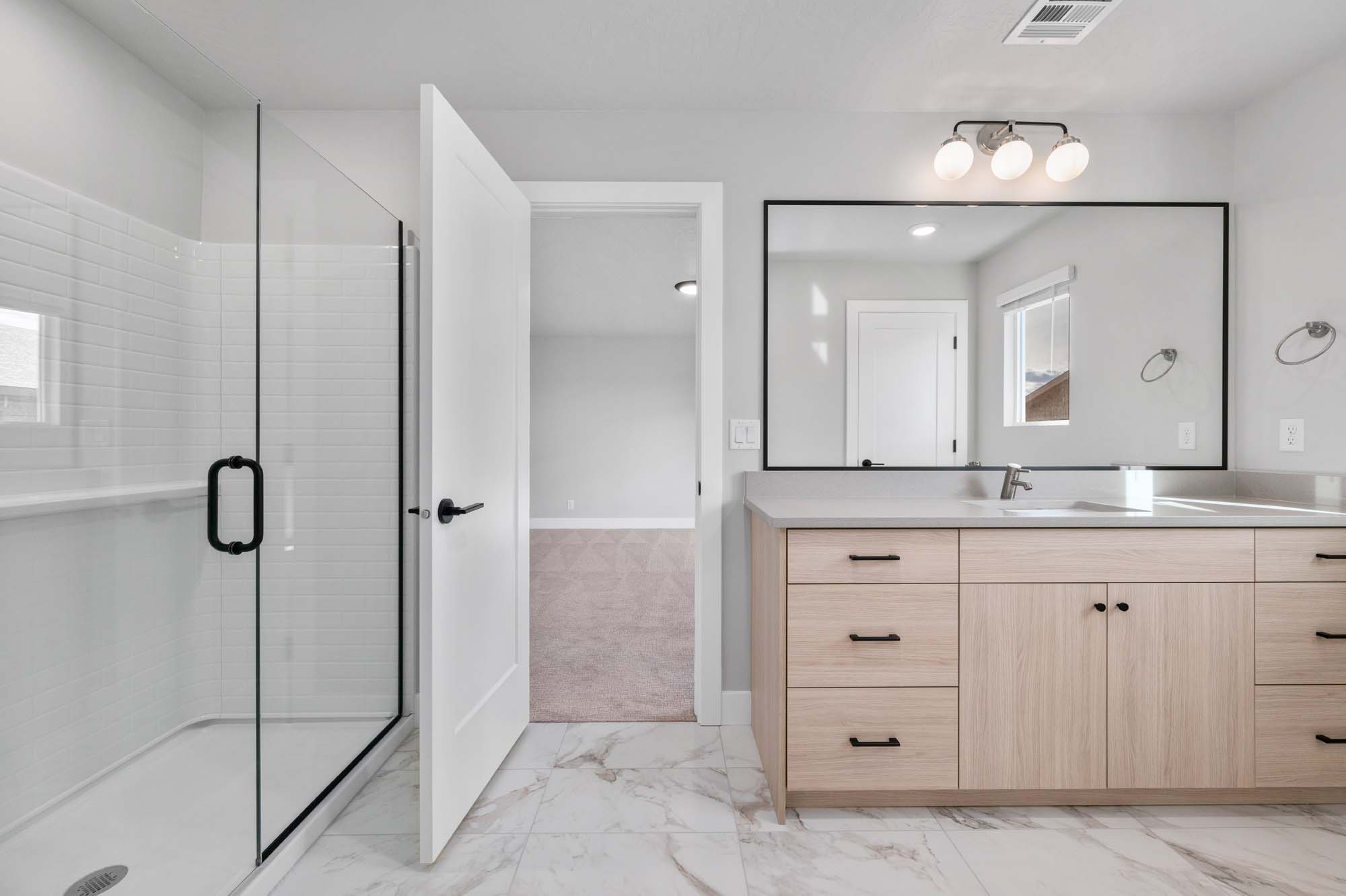 Primary Bathroom | Sunburst at RISE in Washington, UT by Cole West