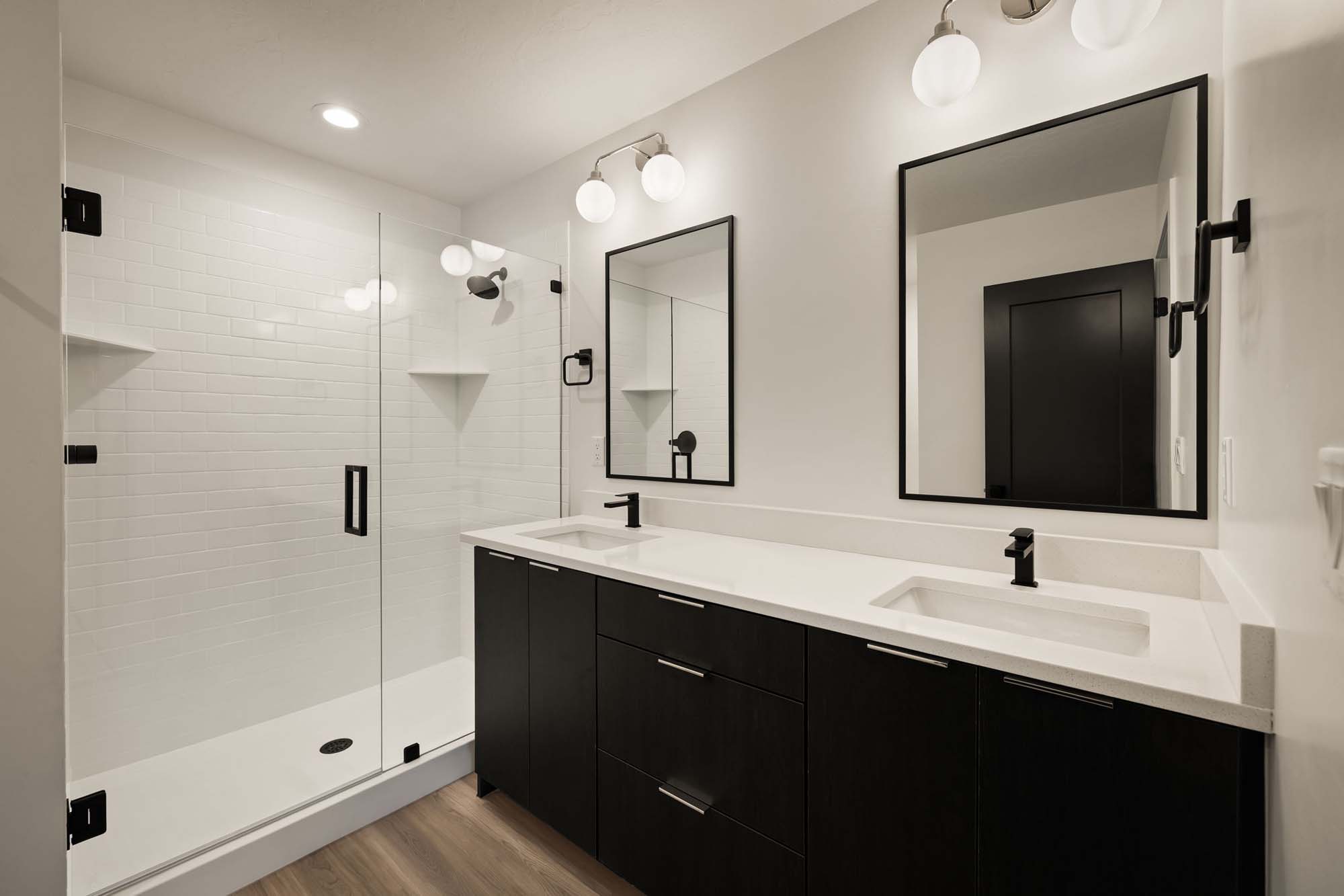 Primary Bathroom | Type C at theMONROE in Millcreek, UT by Cole West