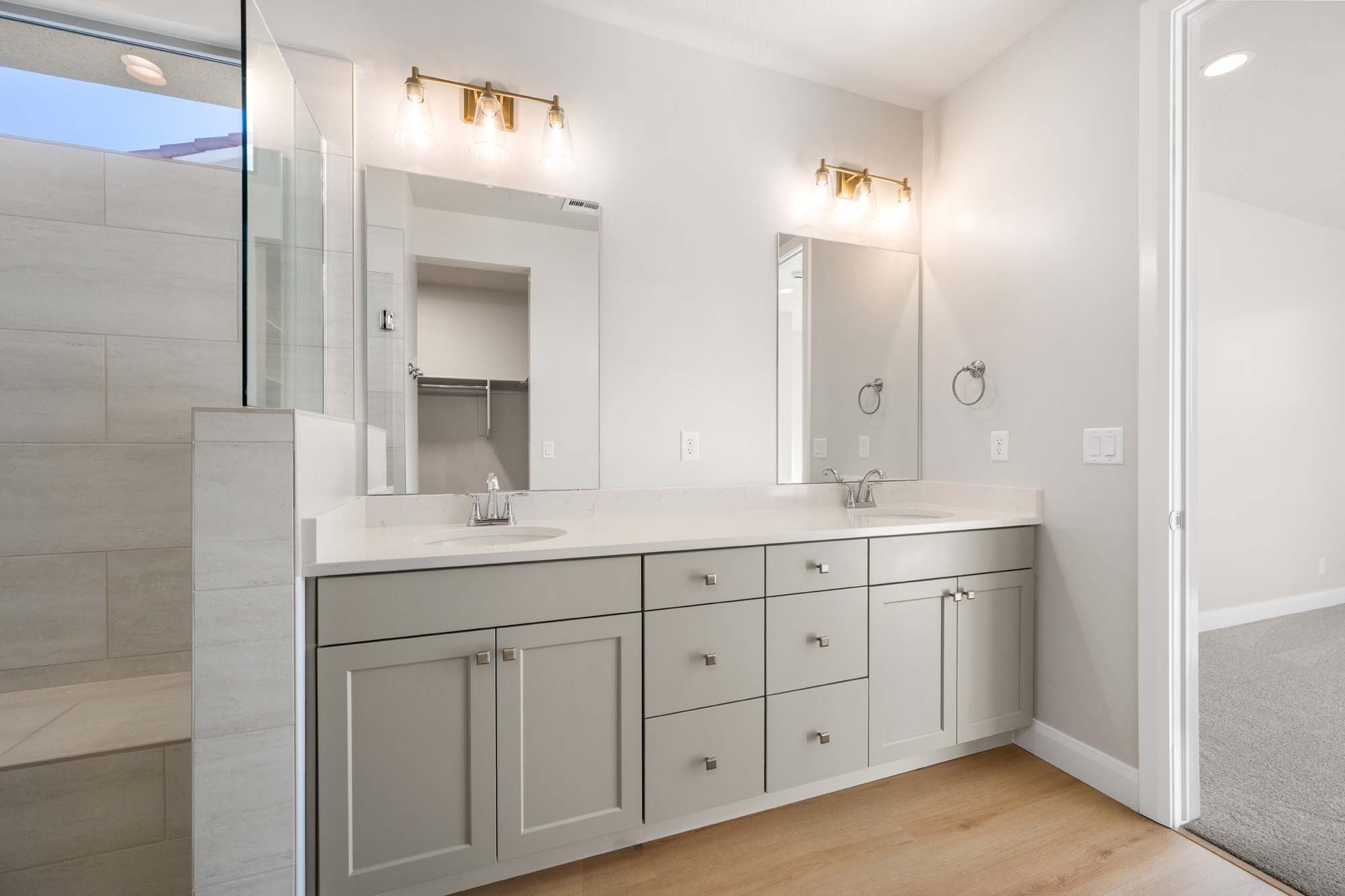 Primary Bathroom | Basin at SOLIS in Washington, UT by Cole West