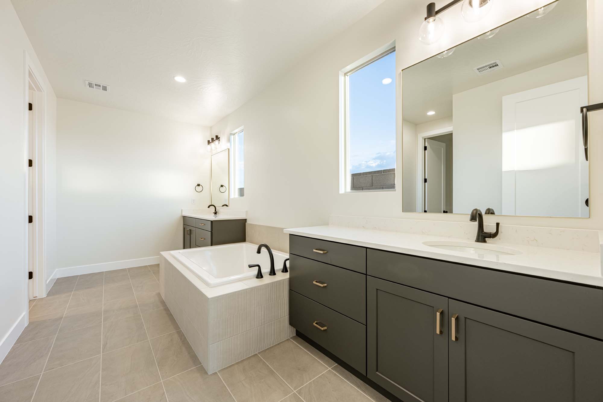 Primary Bathroom | Upland at SOLIS in Washington, UT by Cole West