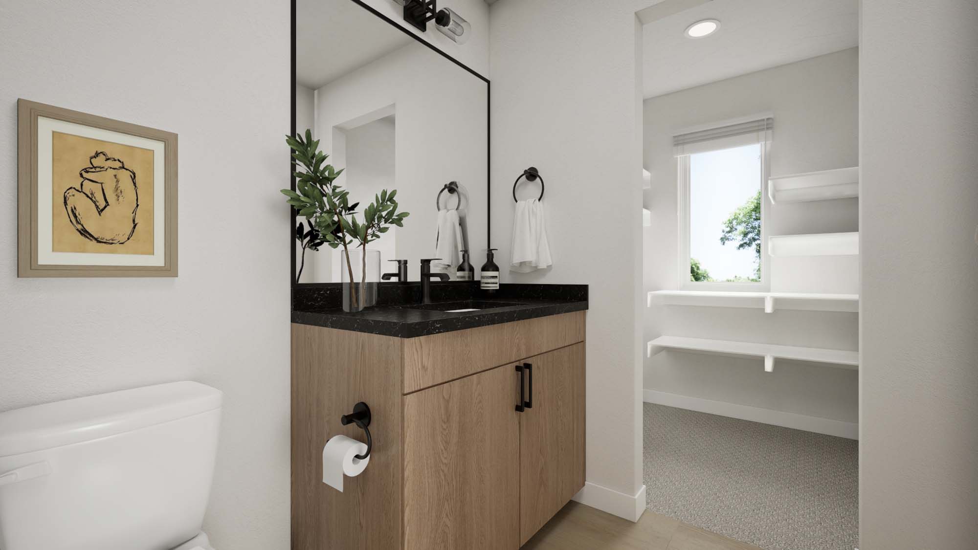 Primary Bathroom | Cambria F at theHAZEL in Roy, UT by Cole West
