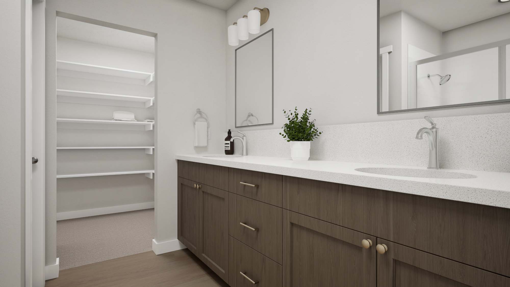 Primary Bathroom | Quartz I at SaltRock in Syracuse, UT by Cole West