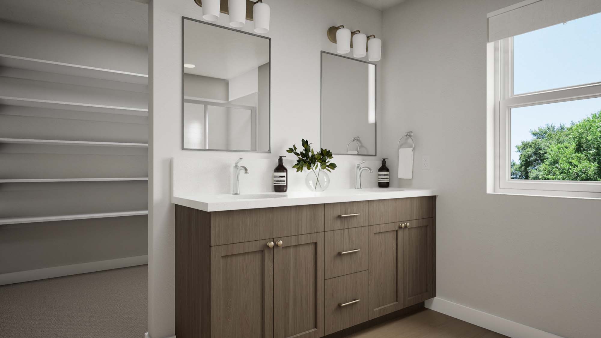 Primary Bathroom | Quartz III at SaltRock in Syracuse, UT by Cole West