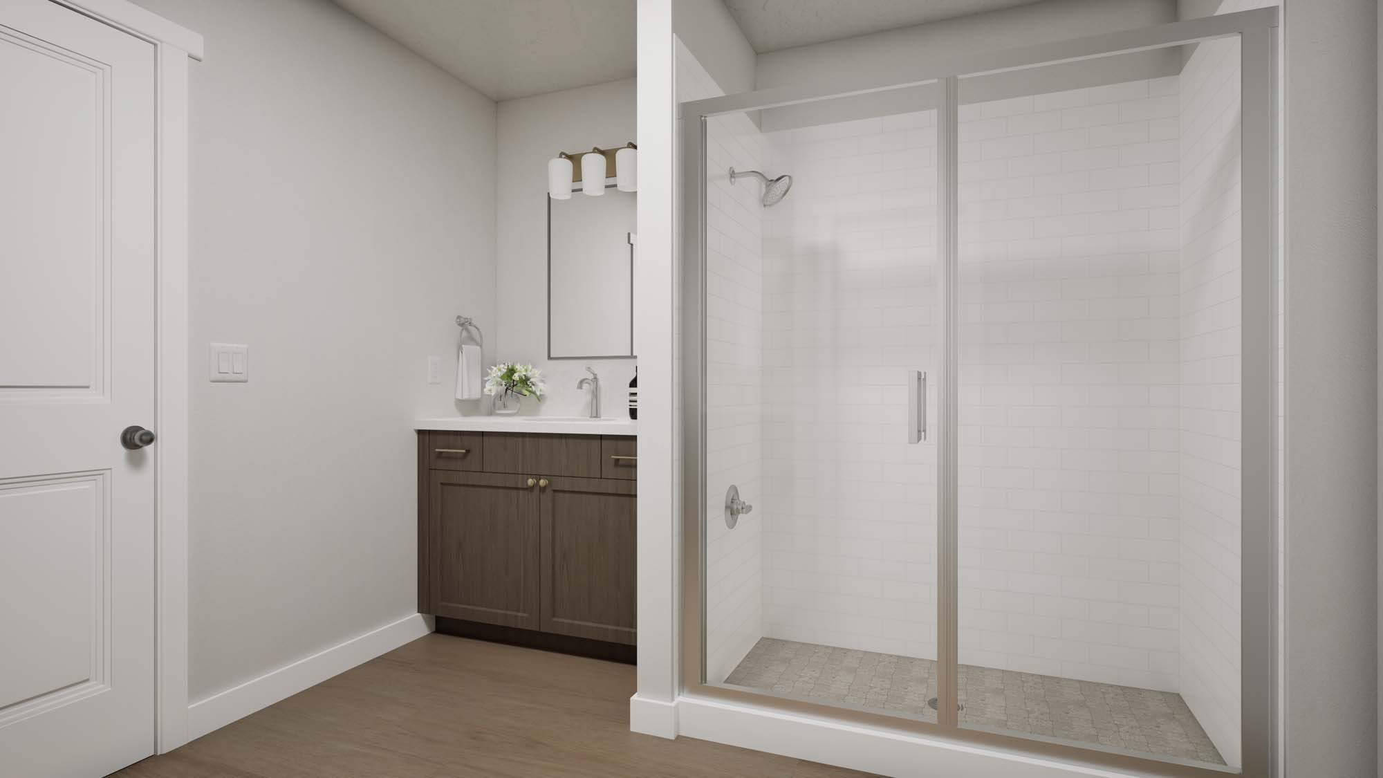 Primary Bathroom | Quartz IV at SaltRock in Syracuse, UT by Cole West