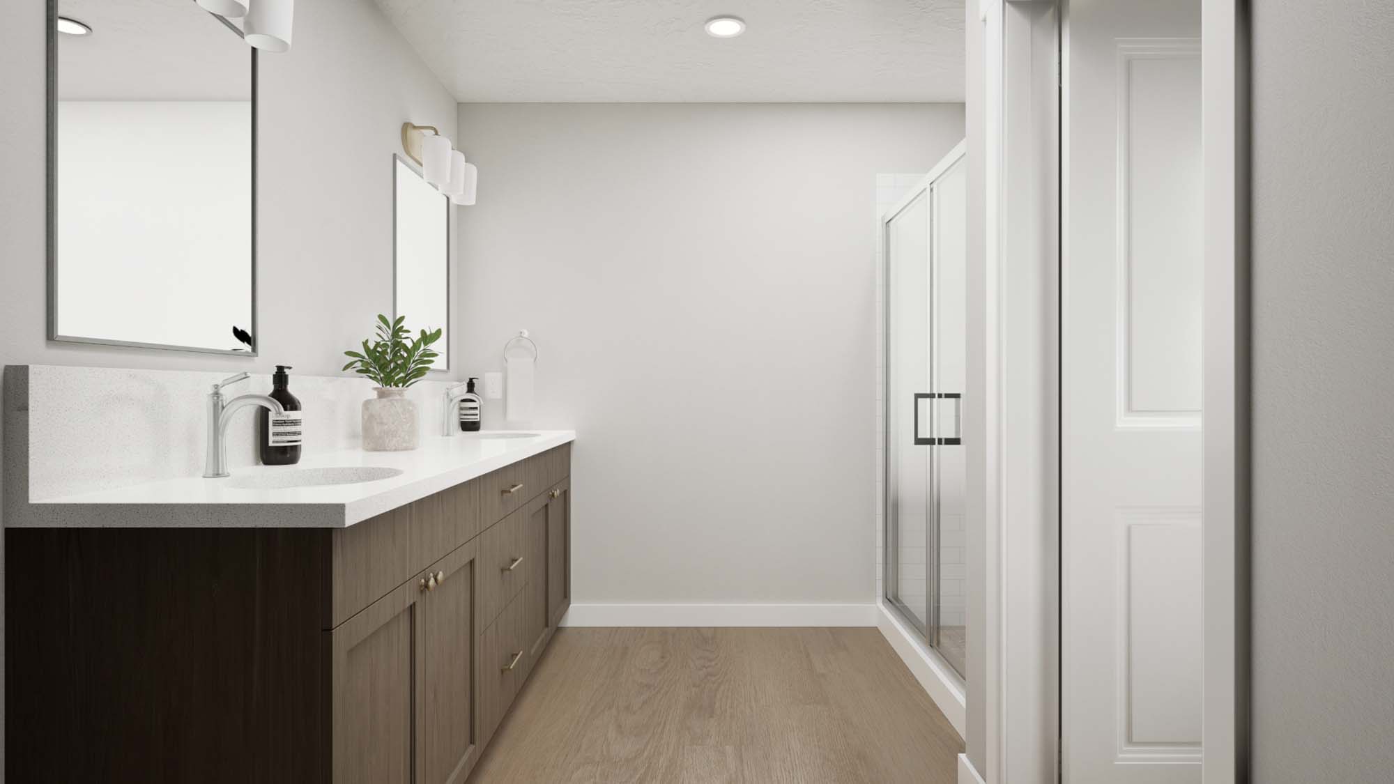 Primary Bathroom | Slate III at SaltRock in Syracuse, UT by Cole West