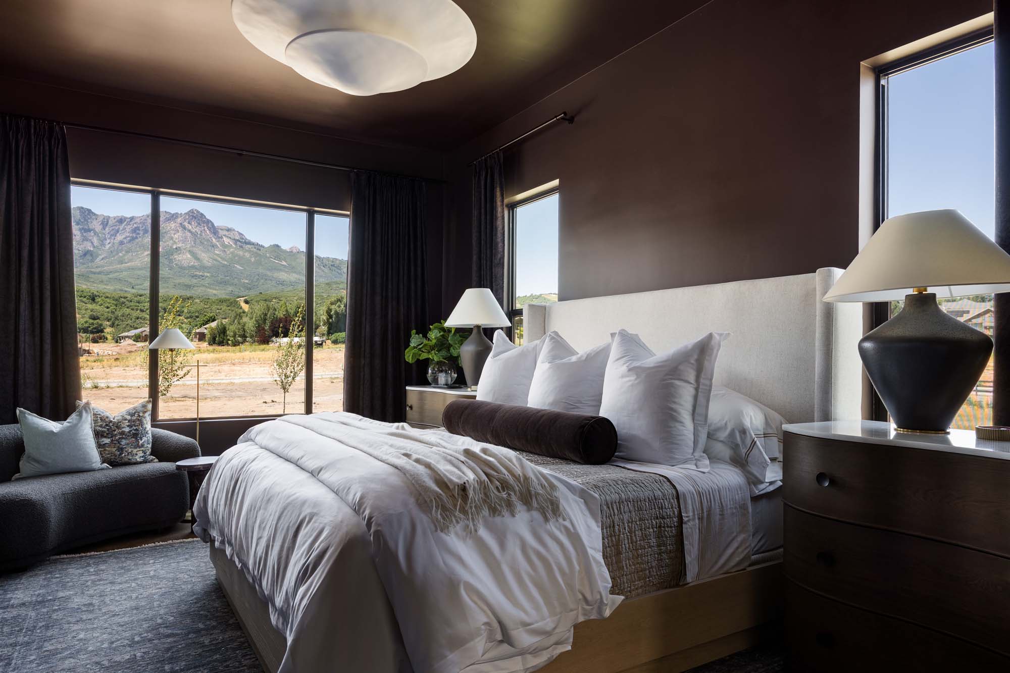 Primary Bedroom | Script IV at The Overlook at The Range in Green Mountain, UT by Cole West
