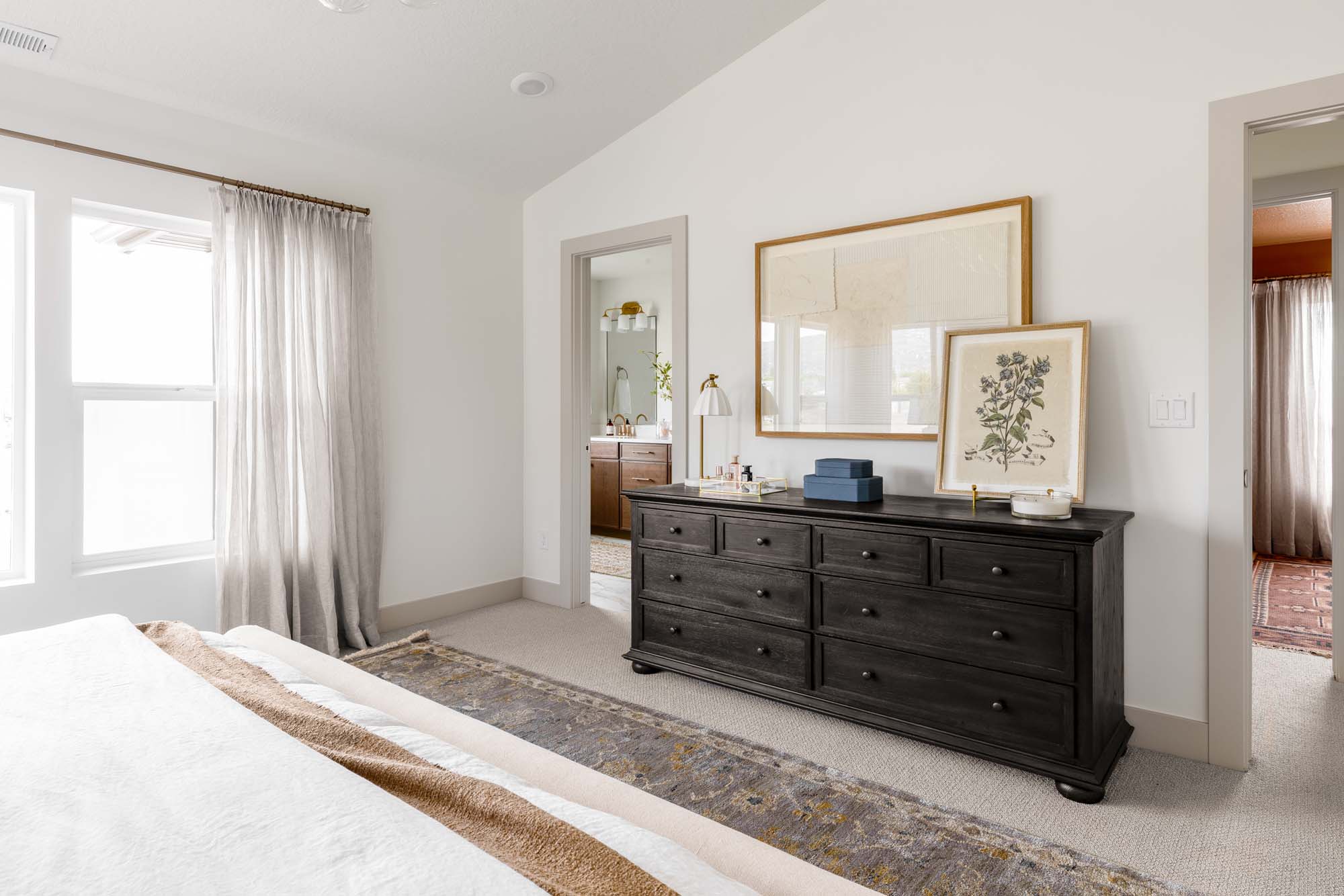 Primary Bedroom | Swiss 3 at theAudrey in Woods Cross, UT by Cole West