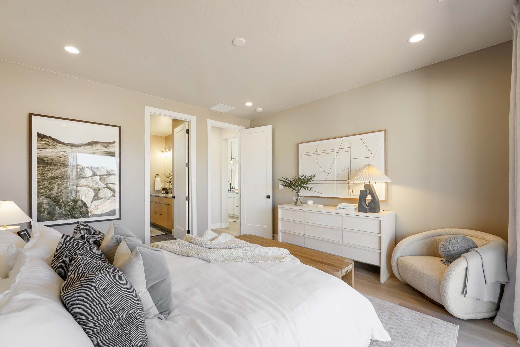 Primary Bedroom | Mojave at SOLIS in Washington, UT by Cole West