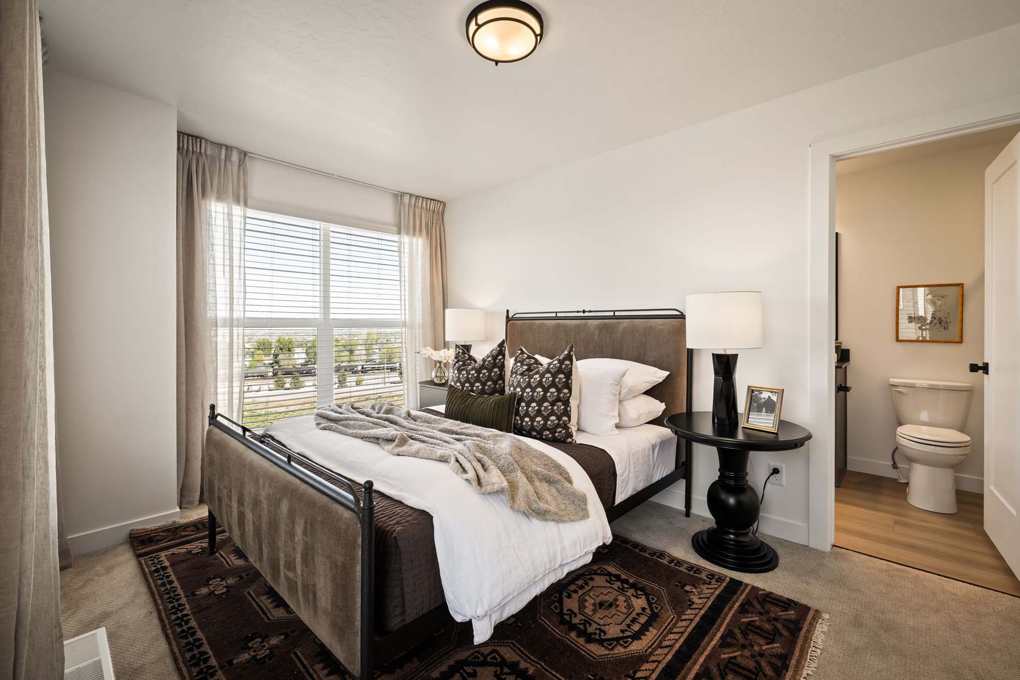 Primary Bedroom | Cambria E Exterior Units at theHAZEL in Roy, UT by Cole West