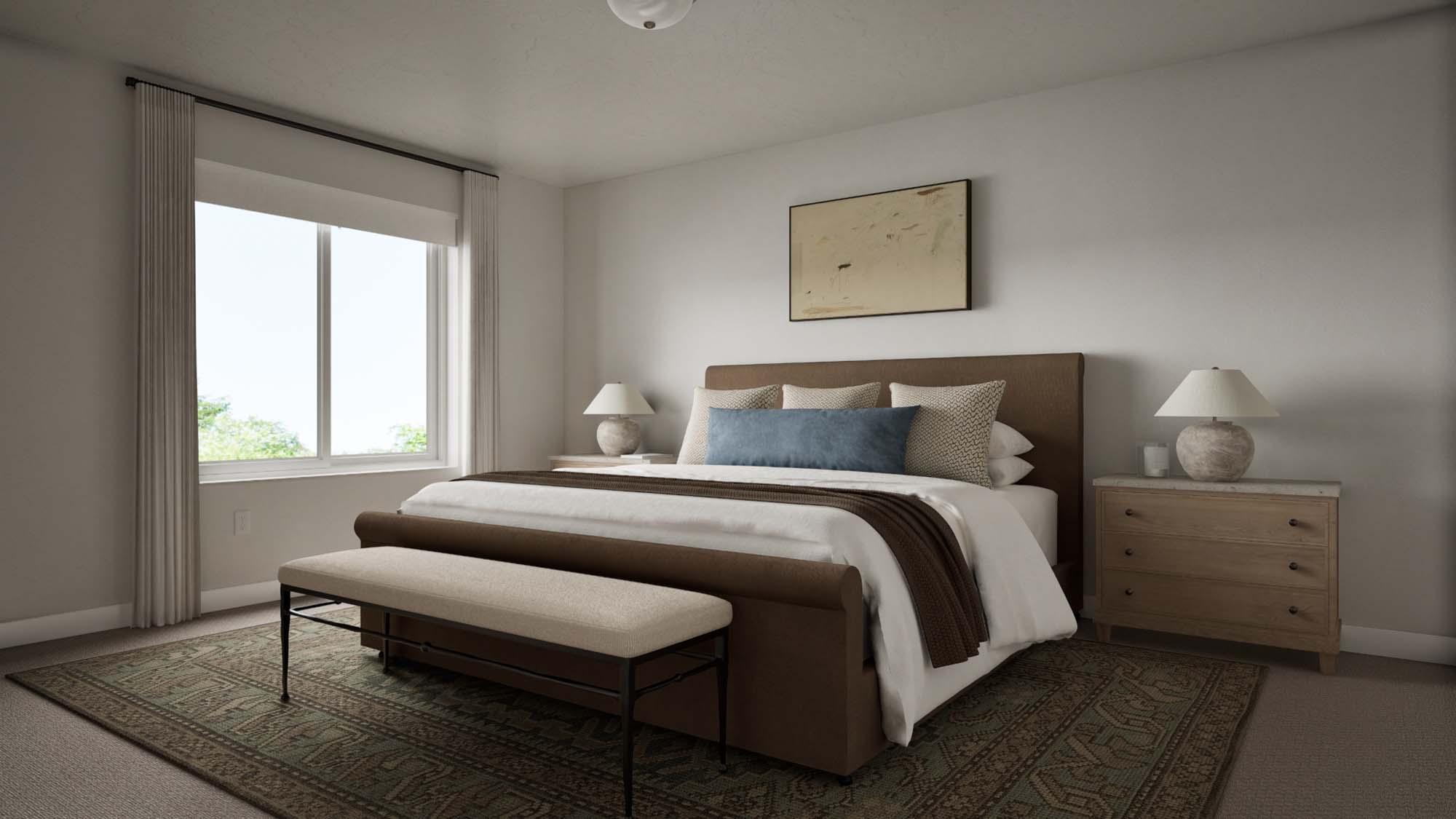 Primary Bedroom | Quartz III at SaltRock in Syracuse, UT by Cole West