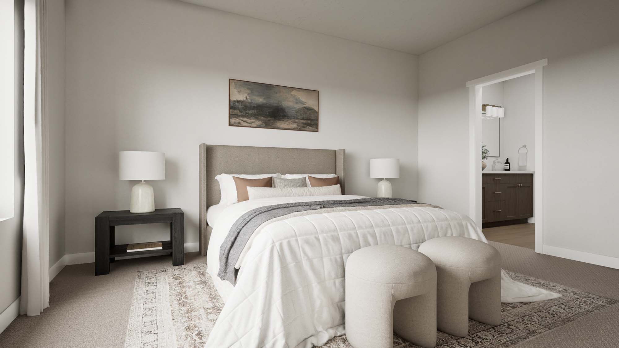 Primary Bedroom | Slate I at SaltRock in Syracuse, UT by Cole West