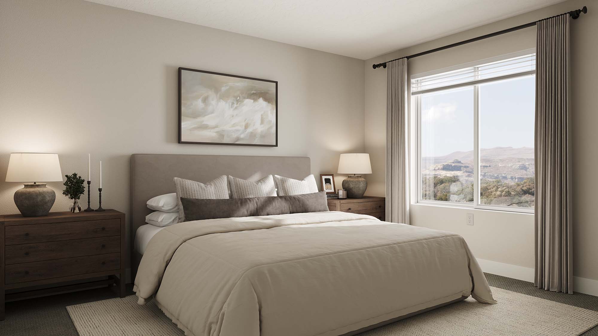 Primary Bedroom | Alder at Vera in Santa Clara, Utah by Cole West