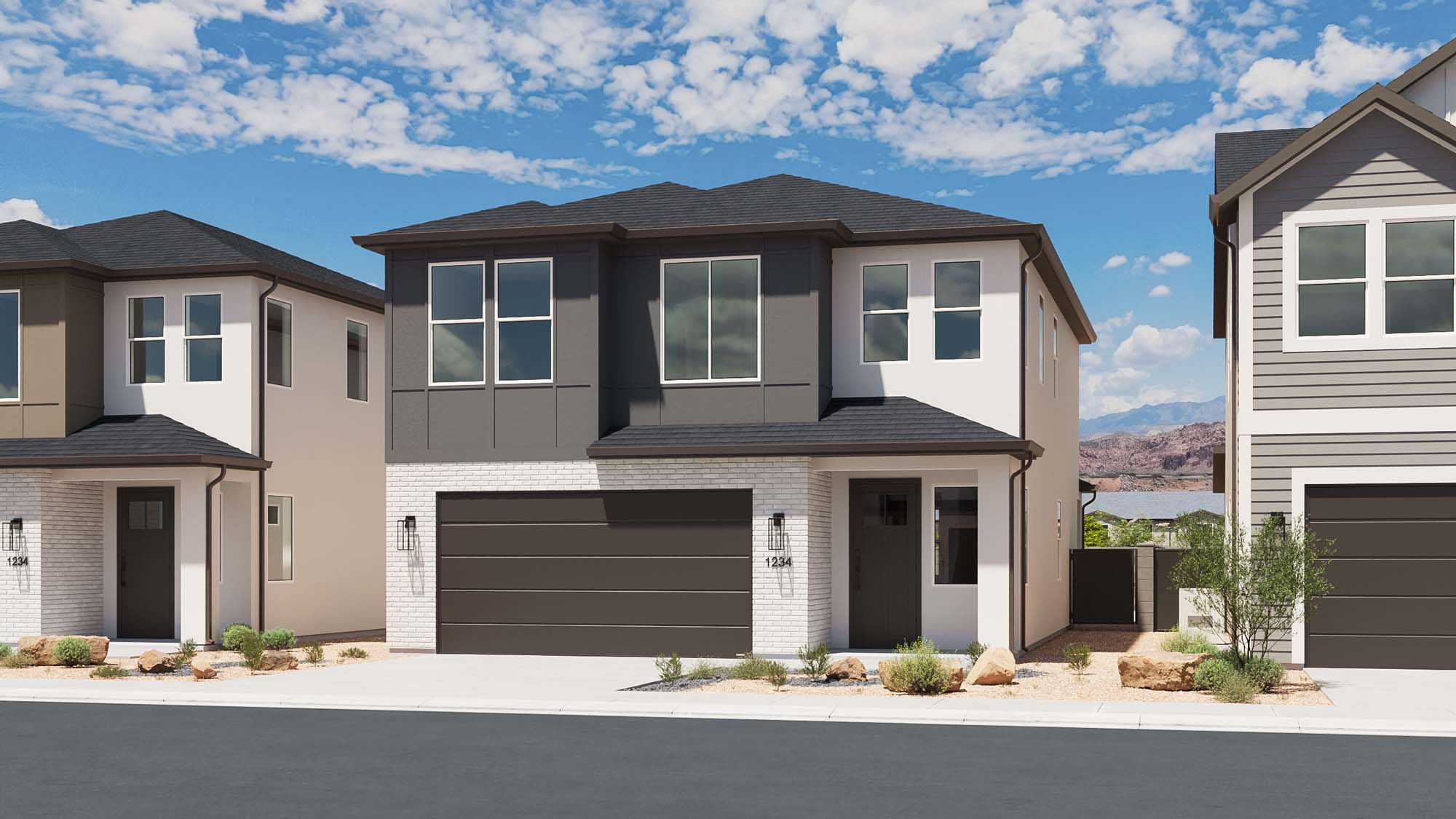 Traditional Elevation – Scheme 2 | Cliffrose at Vera in Santa Clara, Utah by Cole West