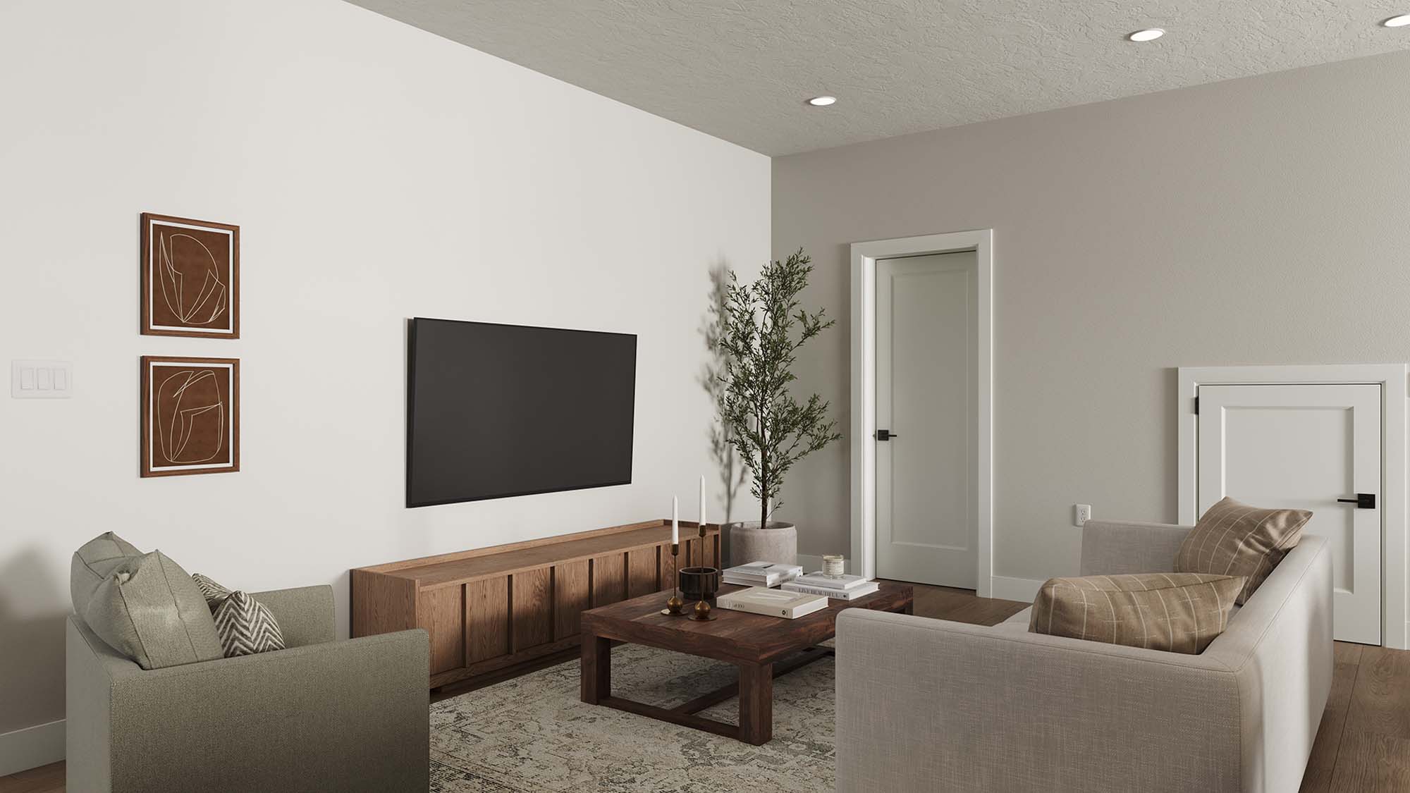 Living Room | Cedar at Vera in Santa Clara, Utah by Cole West