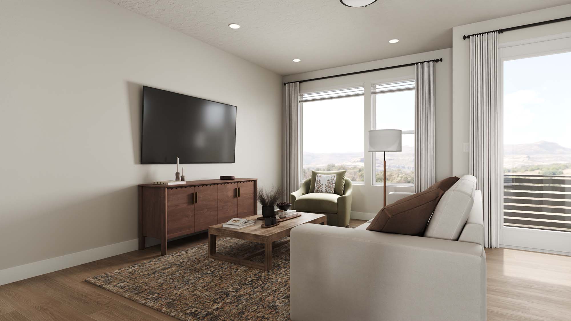 Living Room | Linden at Vera in Santa Clara, Utah by Cole West