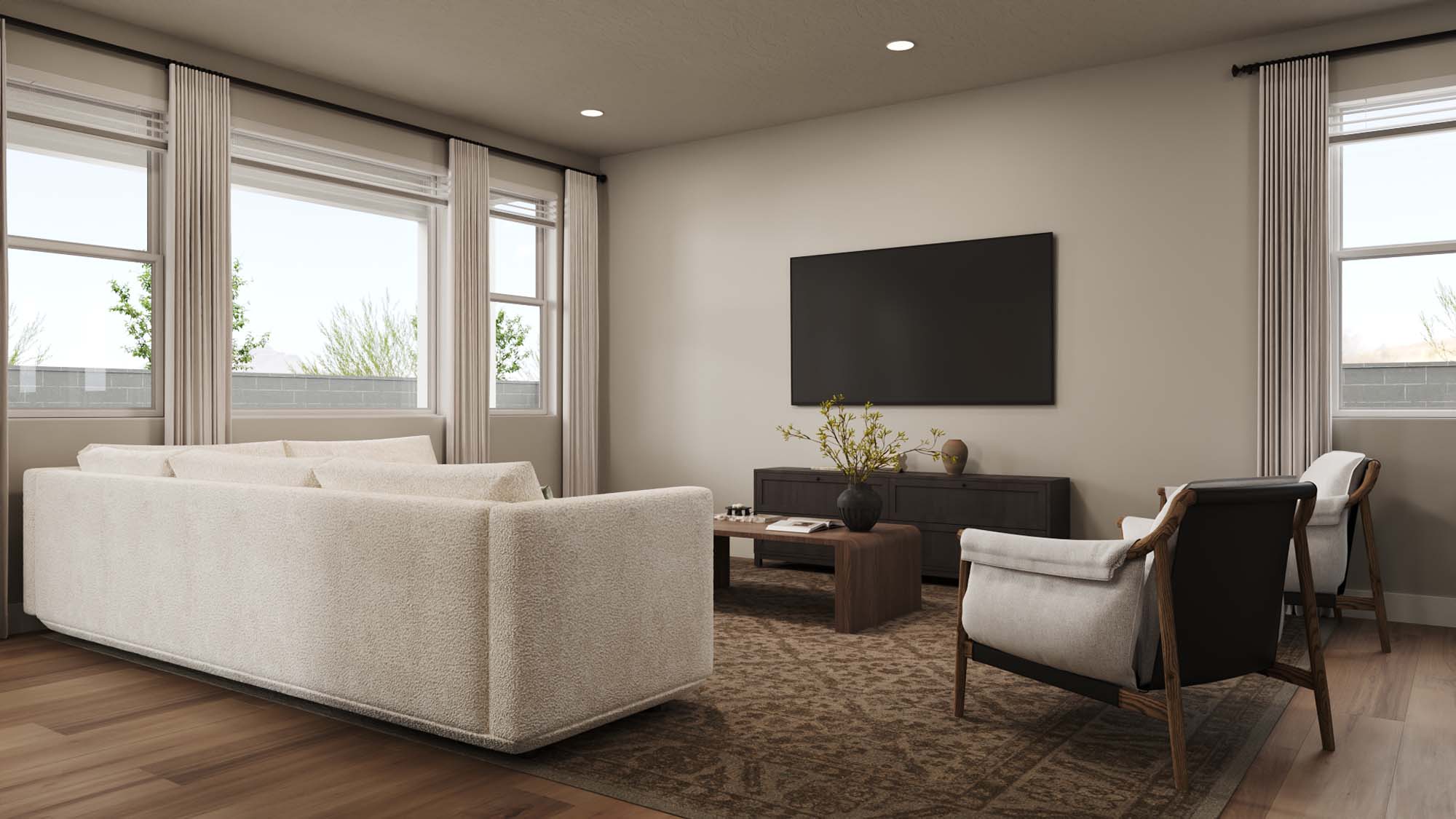 Living Room | Grapevine at Vera in Santa Clara, Utah by Cole West