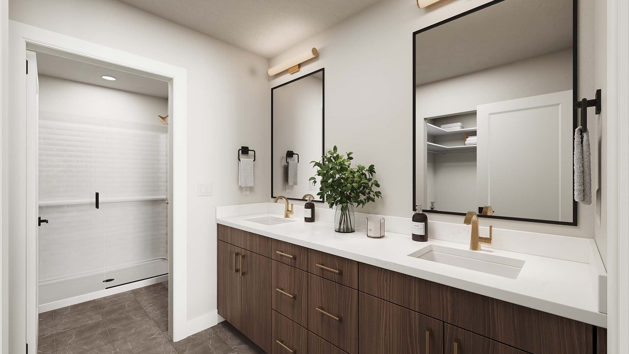 Owners Bathroom – Package A | Iris at Vera in Santa Clara, Utah by Cole West