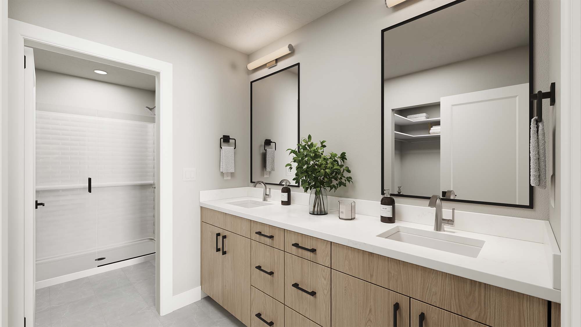 Owners Bathroom – Package B | Iris at Vera in Santa Clara, Utah by Cole West