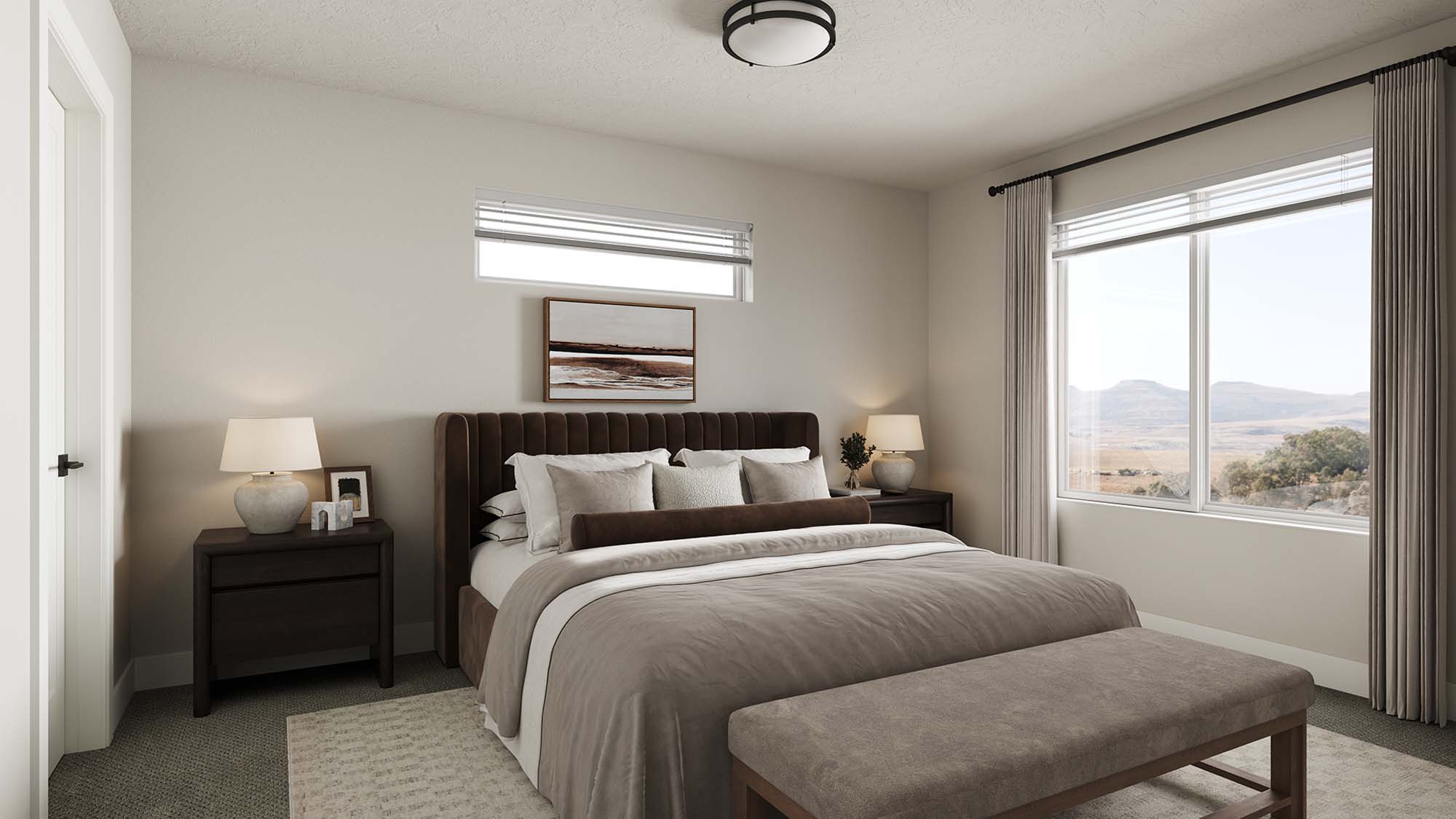 Owners Bedroom | Cedar at Vera in Santa Clara, Utah by Cole West