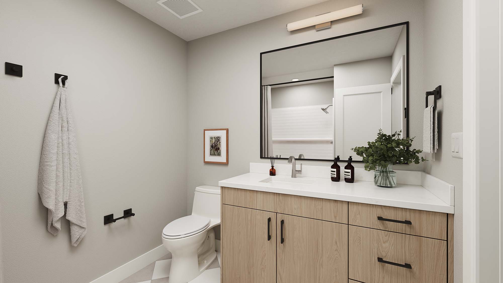 Secondary Bathroom – Package A | Alder at Vera in Santa Clara, Utah by Cole West