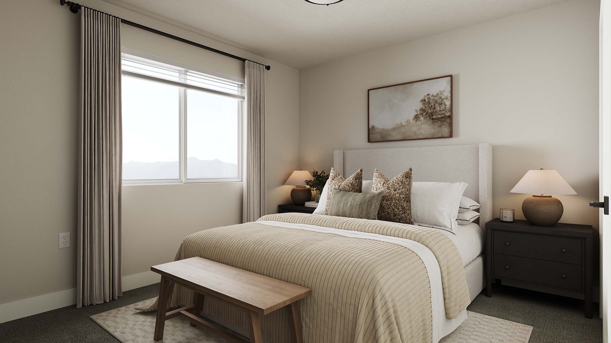 Bedroom 2 – Package A | Cedar at Vera in Santa Clara, Utah by Cole West